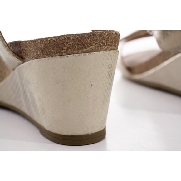 Taos Carousel 2 Wedge Leather Sandals Women's Sz 11 Shoes - Picture 9 of 16